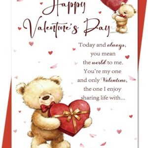 Sweet Valentines Day Cards Gifts for Him Her | Valentines Day Card for Men Women
