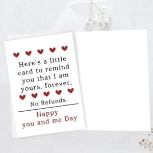 Valentine Day Cards Gifts for Him Her | Happy Anniversary Decorations for Women Men Husband Wife