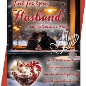 Valentines Day Cards for Husband | Romantic Husband Valentines Gifts for Him from Wife
