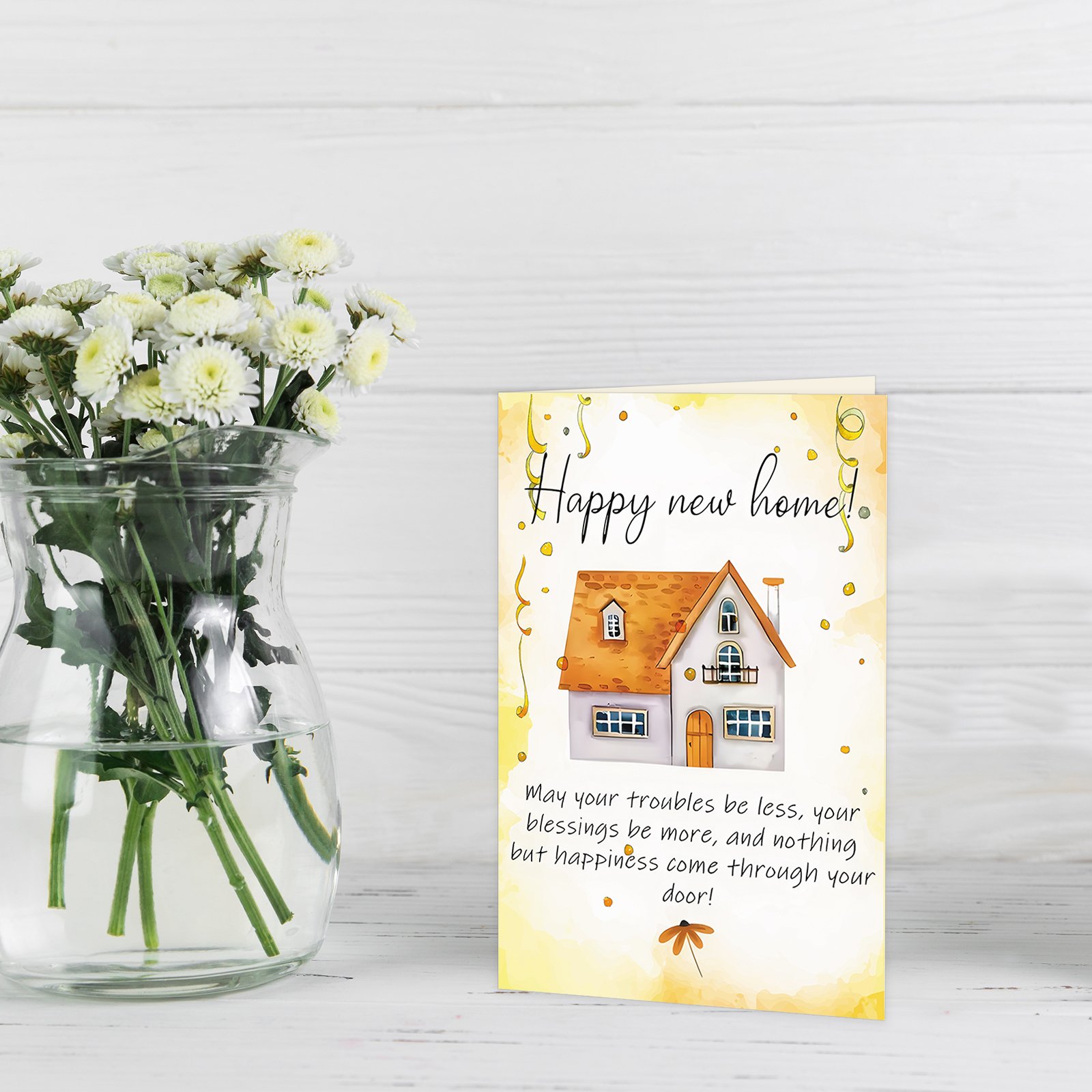 New Home Card, Funny Housewarming Card Gifts for Women Men, Congratulations on Having a New House Cards - Image 4
