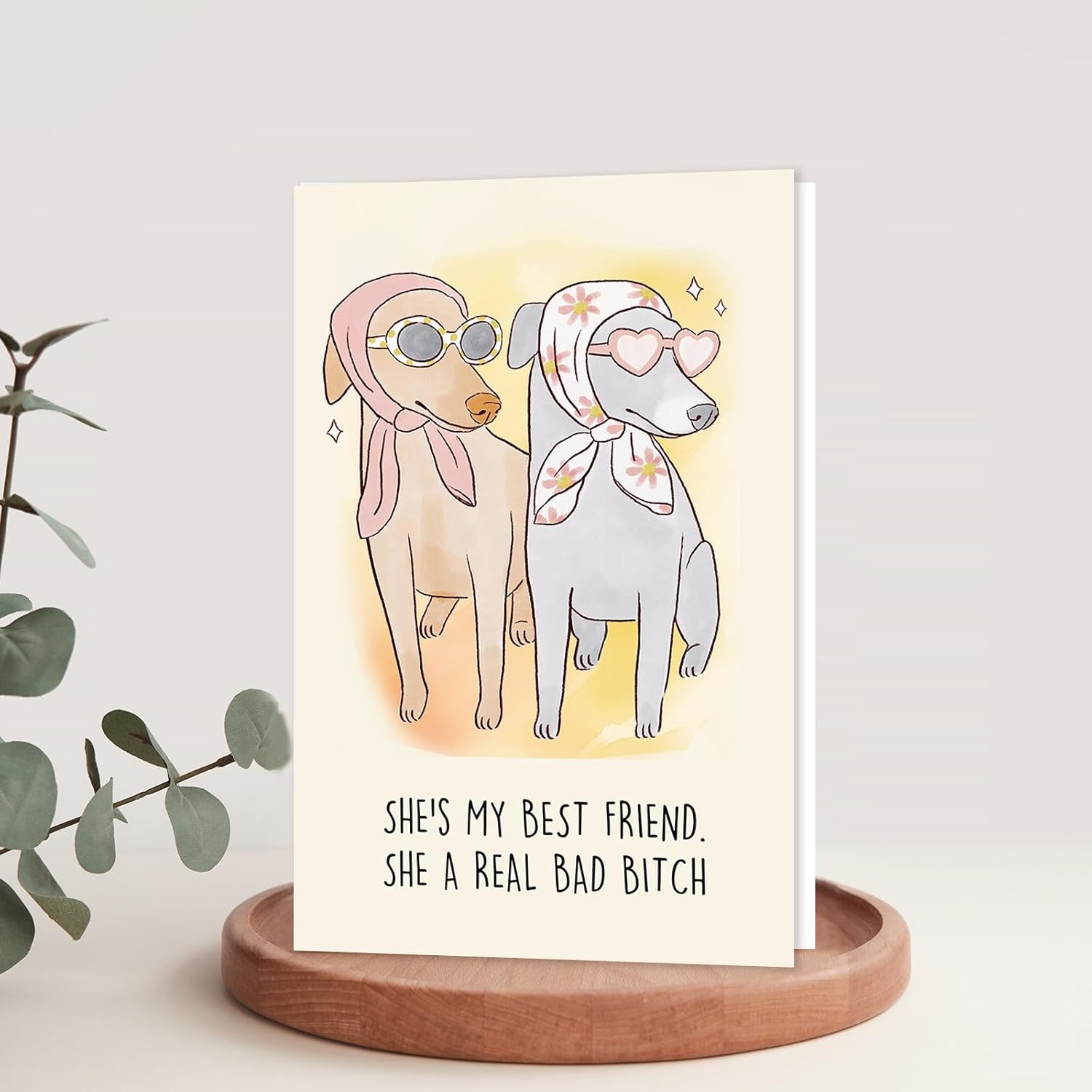 Beixian Funny Dog Birthday Cards for women, Best Friend Birthday Gifts for Her, Humor Birthday Card Gift for Sisters, Unique Birthday Gifts for Girlfriend - Image 7