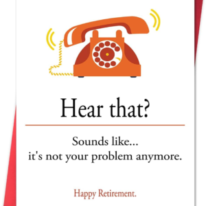Beixian Funny Retirement Gifts for Women Men, Humor Retirement Leaving Card for Him Her Retired Friends Boss Teachers Nurses Dad Mom