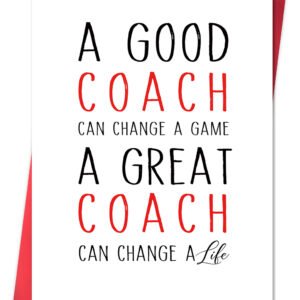Beixian Funny Thank You Coach Card for Men Women, Ideal Basketball Wrestling Soccer Coach Retirement Birthday Gifts