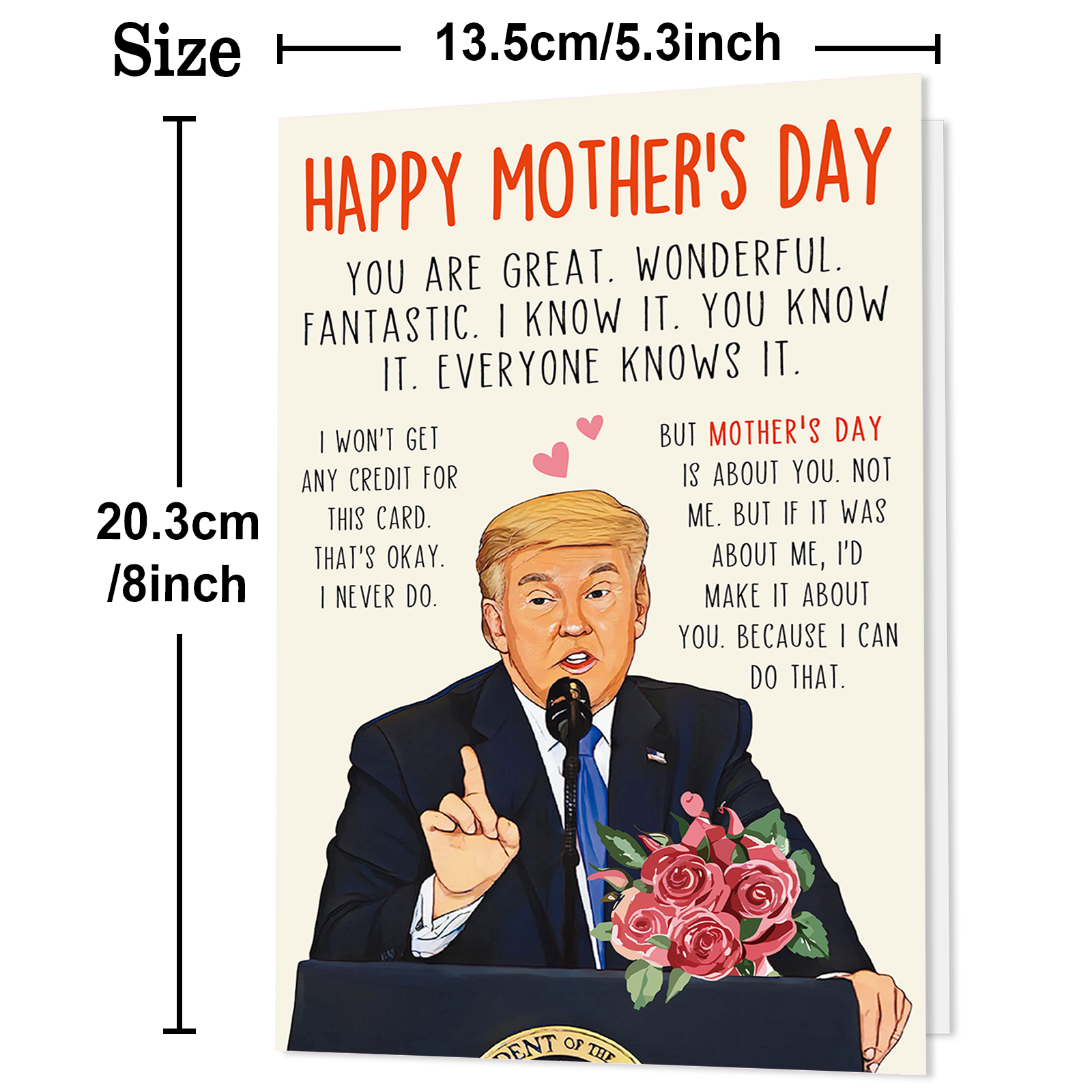 Funny Mothers Day Card, Humor Mothers Day Gifts for Mom from Daughter Son, Unique Mother’s Day Card for Wife from Husband - Image 2