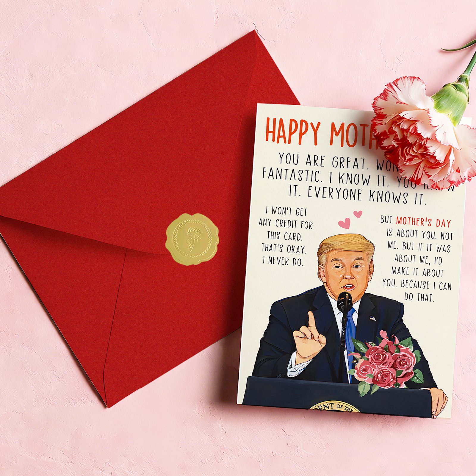 Funny Mothers Day Card, Humor Mothers Day Gifts for Mom from Daughter Son, Unique Mother’s Day Card for Wife from Husband - Image 5