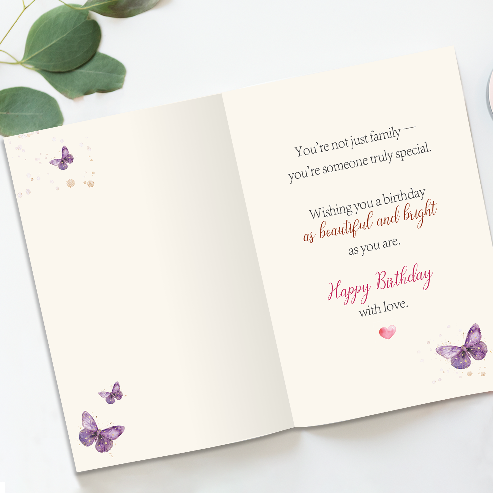 Beixian Funny Birthday Card for Daughter-in-Law, Wonderful Yet Heartfelt Greetings from Mother-in-Law-8x5.3 Inches, Double-Sided - Image 5