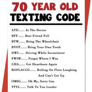 Funny 70th Birthday Card Gifts for Women Men | Humorous Birthday Gifts Decorations for 70 Year Old Dad Mom Grandpa Grandma