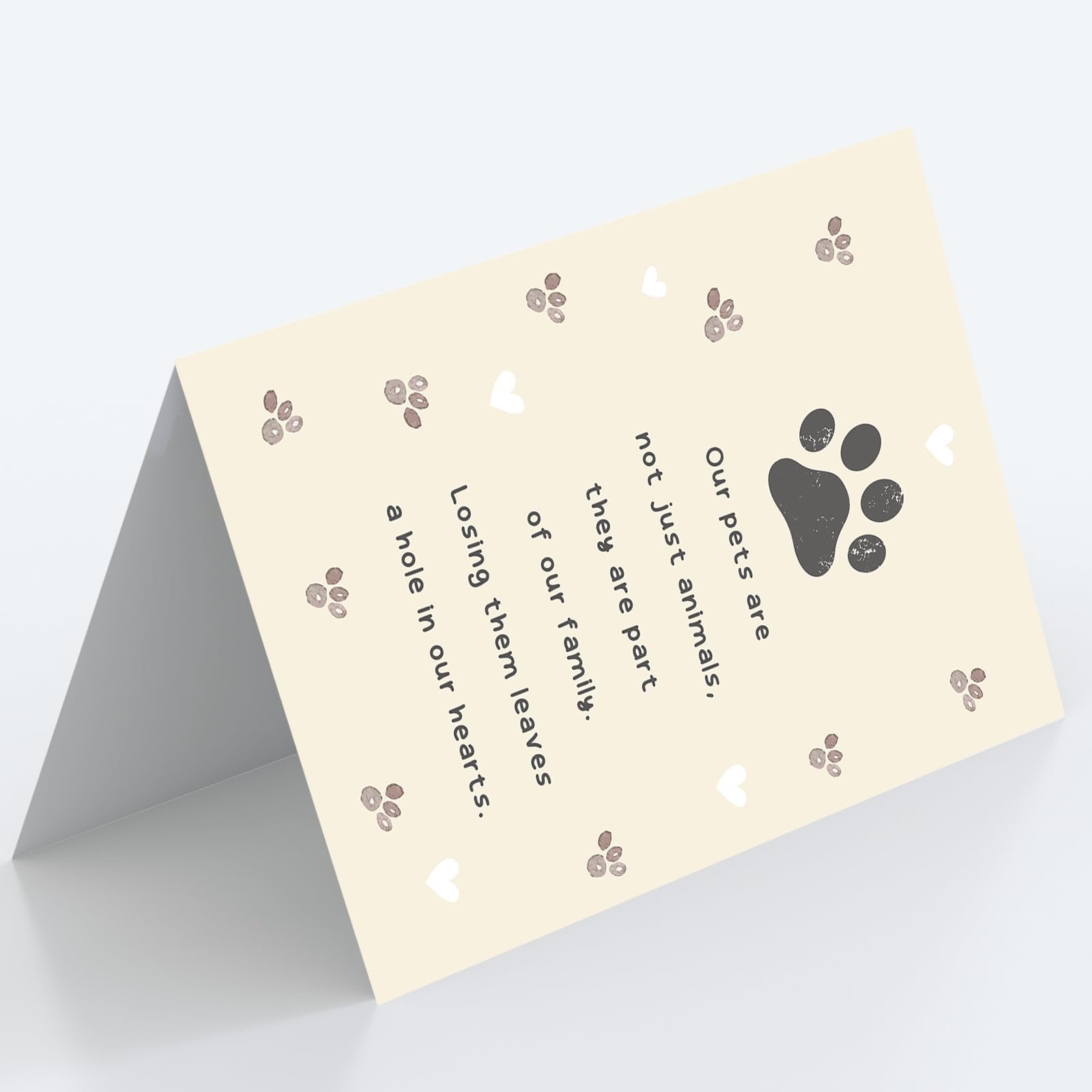 Pet Sympathy Card for Dog Cat, Loss of Dog Sympathy Gift, Pets Memorial Gifts for Loss of Dogs, Pets Bereavement Gifts - Image 2