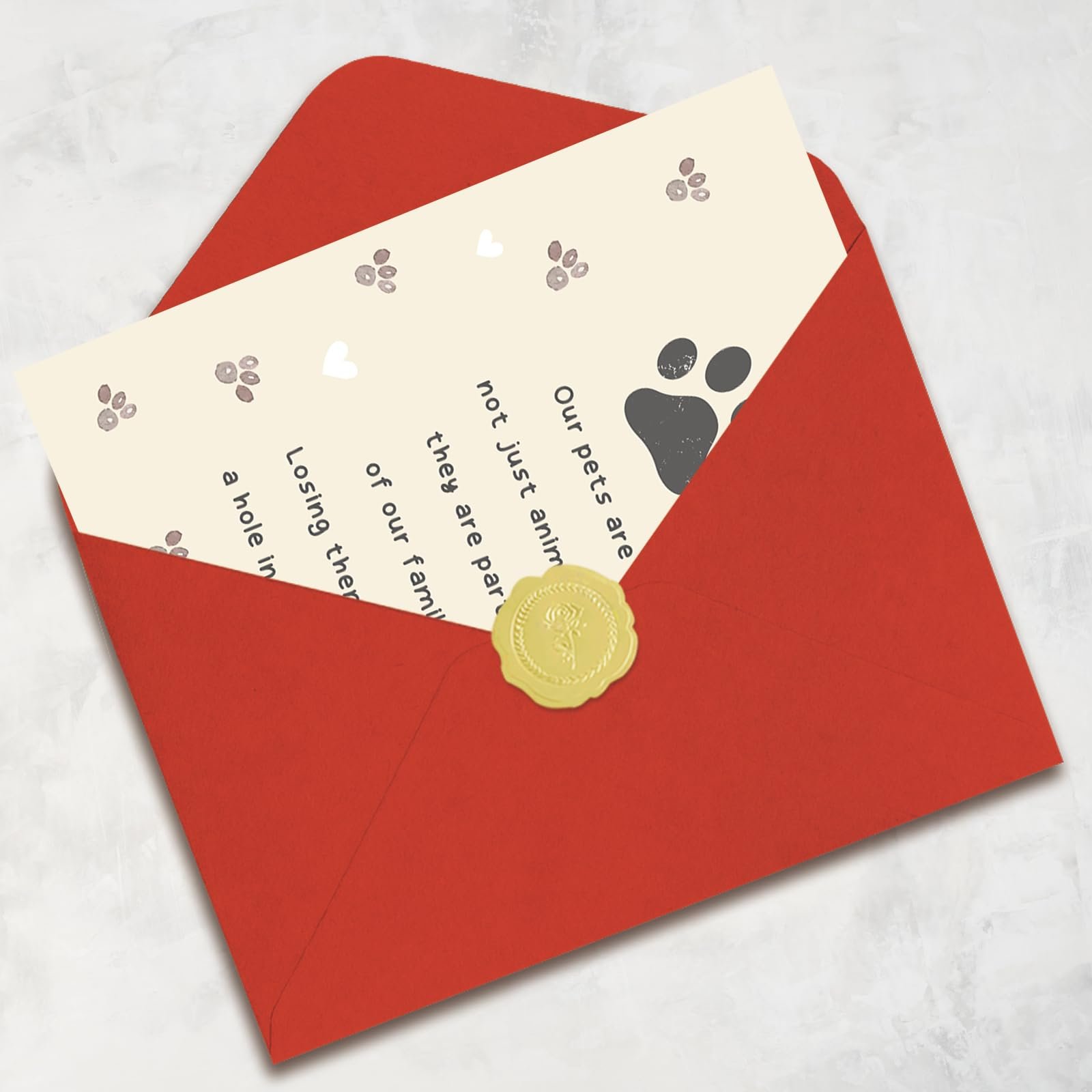 Pet Sympathy Card for Dog Cat, Loss of Dog Sympathy Gift, Pets Memorial Gifts for Loss of Dogs, Pets Bereavement Gifts - Image 4